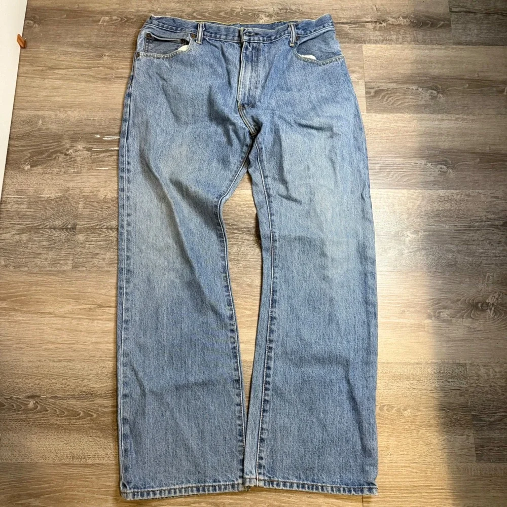 Levis 517 Bootcut Mens Jeans 36x30 Medium Wash Blue Denim Cotton Pants